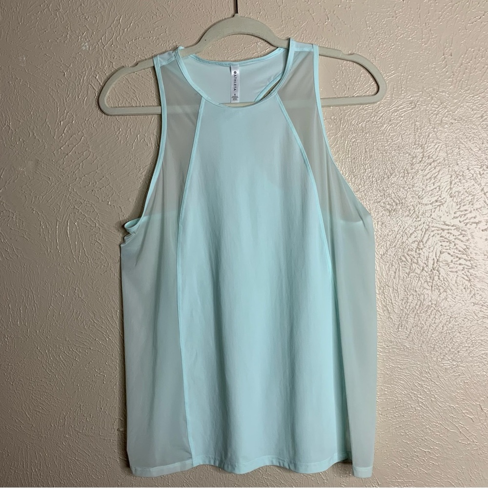 Athleta Ultimate Hybrid Racerback‎ Tank Top oasis blue